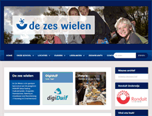 Tablet Screenshot of dezeswielen.nl